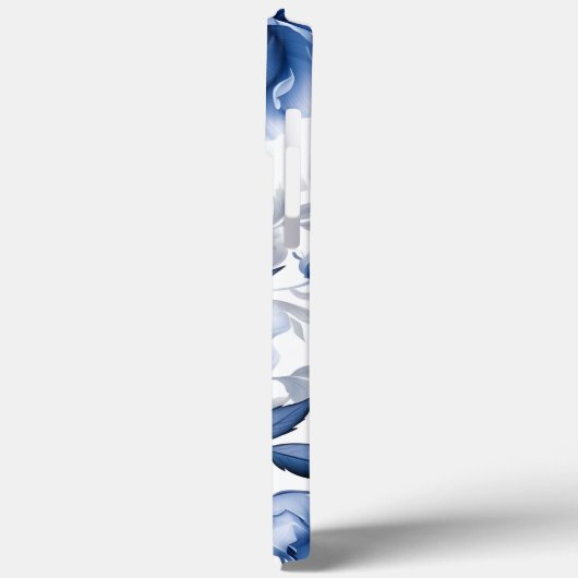 Coques Case-Mate iPhone Peonies bleues (Verso / Gauche)