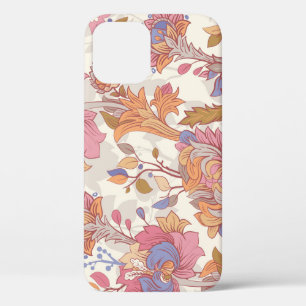 Case-Mate iPhone Case Peonies décoratives : motif floral coloré.