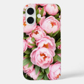 Coques Case-Mate iPhone Peonies douces (Verso)