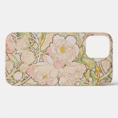 Coques Case-Mate iPhone Peonies Floral Alphonse Mucha (Verso (horizontal))