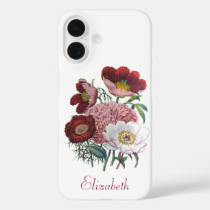 Coques iPhone 16 Peonies personnalisées