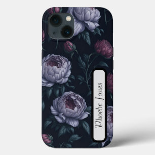 Case-Mate iPhone Case Peonies personnalisées mignonnes Black Apple iPhon