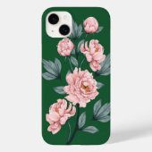 Coques Case-Mate iPhone Peonies roses Fleurs d'Aquarelle Florale (Verso)