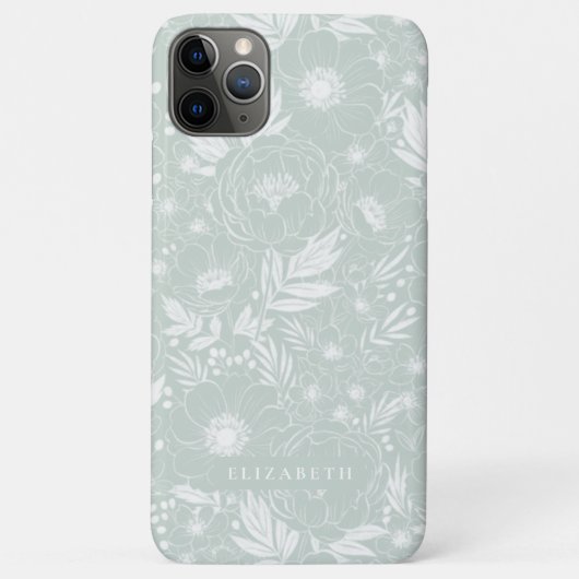Coques Case-Mate iPhone Peony Et Anemone Illustrent Floral (Dos)