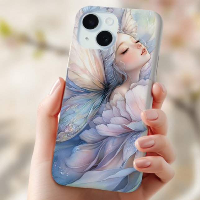 Coques Case-Mate iPhone Peony Of The Dawn (the Iphone 13 mini with the image of Peony of the Dawn shown in the hand of a young woman)