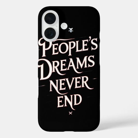Coques Case-Mate iPhone People’s Dreams Never End – Motivational Anime Quo (Verso)