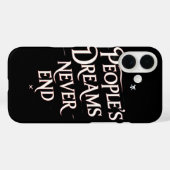 Coques Case-Mate iPhone People’s Dreams Never End – Motivational Anime Quo (Verso (horizontal))