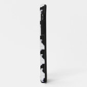 Coques Case-Mate iPhone Pepita black and white Case-Mate iPhone case (Dos/Gauche)