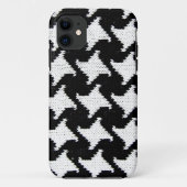 Coques Case-Mate iPhone Pepita black and white Case-Mate iPhone case (Dos)