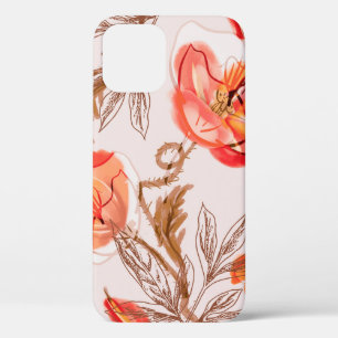 Case-Mate iPhone Case Pépites Fleurs Motif sans couture sur un backgr b