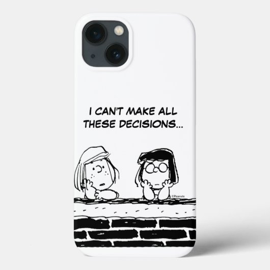 Coques Case-Mate iPhone Pepperment Patty & Marcie au mur (Verso)