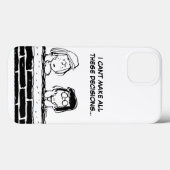 Coques Case-Mate iPhone Pepperment Patty & Marcie au mur (Verso (horizontal))