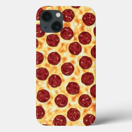 Coques Case-Mate iPhone Pepperoni Pizza Motif (Verso)