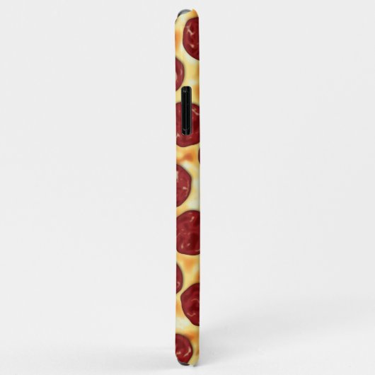 Coques Case-Mate iPhone Pepperoni Pizza Motif (Dos/Droite)