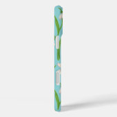Coques Case-Mate iPhone Perce-neige sur fond bleu piscine (Verso / Droite)