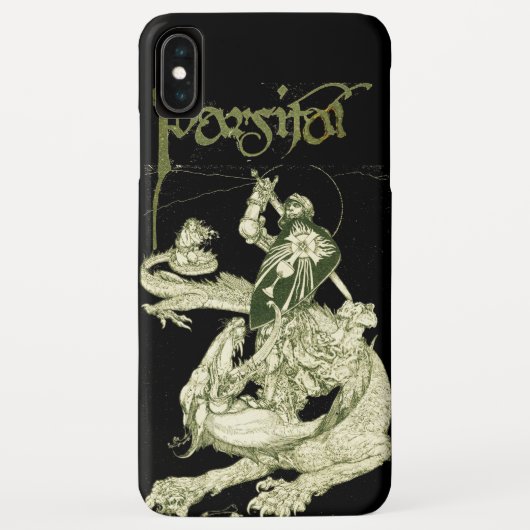 Coques Case-Mate iPhone PERCEVAL COMBATTRE DRAGON, QUEST SAINT-GRAIL Imagi (Dos)