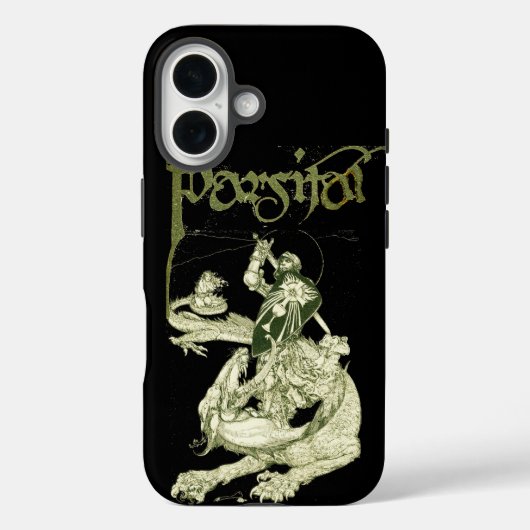 Coques Case-Mate iPhone PERCEVAL COMBATTRE DRAGON, QUEST SAINT-GRAIL Imagi (Verso)