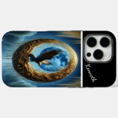 Coques Case-Mate iPhone Perche lune de l'aigle (Verso (horizontal))