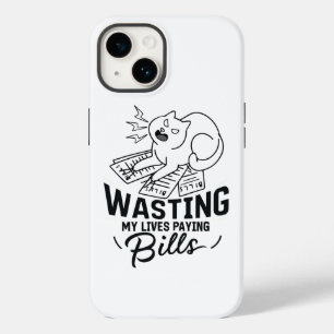 Coque Pour iPhone 14 Perdre ma vie Drôle conception de chats