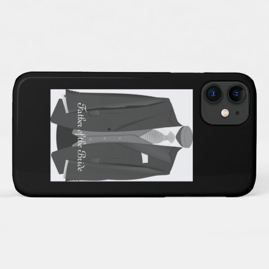 Coques Case-Mate iPhone Père mariage de la mariée (Dos (Horizontal))