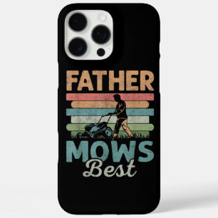 Coques iPhone 16 Pro Max Père mows meilleure fête des pères papa