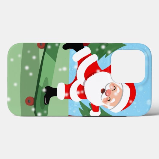 Coques Case-Mate iPhone Père Noël (Verso (horizontal))