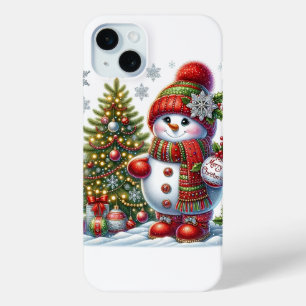 Coque iPhone 15 Mini père Noël