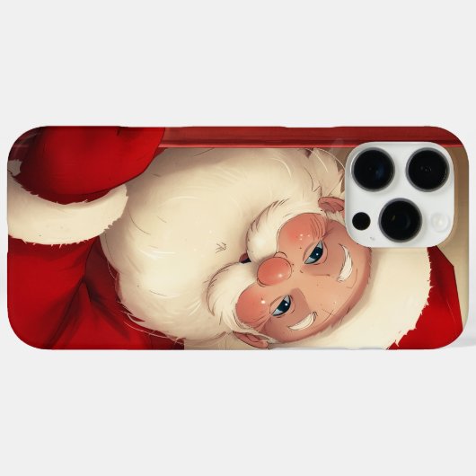 Coques Case-Mate iPhone Père Noël (Verso (horizontal))