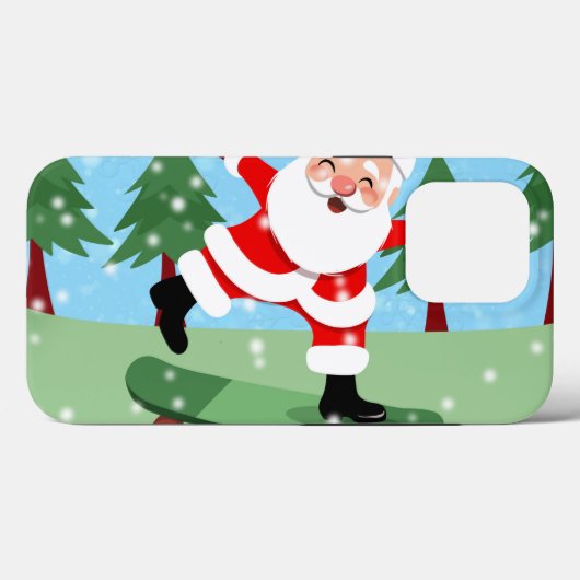 Coques Case-Mate iPhone Père Noël (Verso (horizontal))