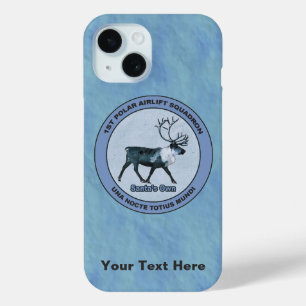 Coque Pour iPhone 15 Père Noël 1ère Sqdn de transport aérien polaire - 