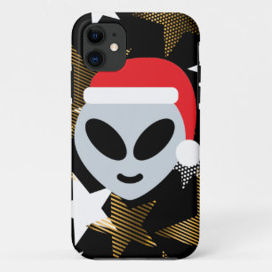 Coque Case-Mate Pour iPhone père Noël alien emoji