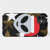 Coques Case-Mate iPhone père Noël alien emoji (Dos (Horizontal))