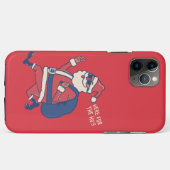 Coques Case-Mate iPhone Père Noël Amusante Vient Pour Le Noël Du Ho (Dos (Horizontal))