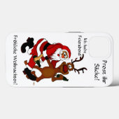 Coques Case-Mate iPhone Père Noël avec orignal (Verso (horizontal))