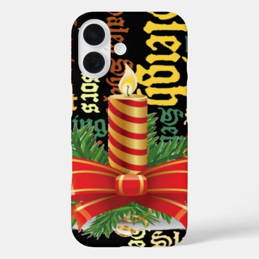 Coques Case-Mate iPhone Père Noël Bonne journée et une meilleure nuit.jpg (Verso)