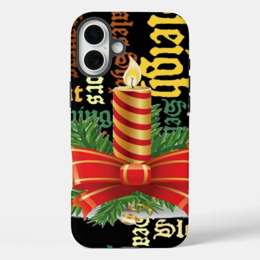 Coques Case-Mate iPhone Père Noël Bonne journée et une meilleure nuit.jpg (Verso)