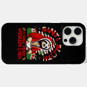 Coques Case-Mate iPhone Père Noël café paresseux (Verso (horizontal))