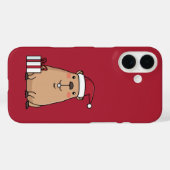 Coques Case-Mate iPhone Père Noël Capybara Holiday Fun (Verso (horizontal))