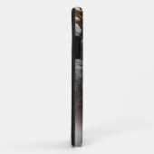 Coques Case-Mate iPhone Père Noël dans la forêt (Dos/Droite)