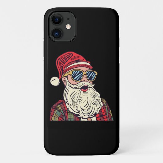 Coques Case-Mate iPhone Père Noël - Drôle (Dos)