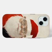 Coques Case-Mate iPhone Père Noël fatigué (Verso (horizontal))