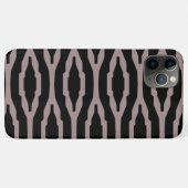 Coques Case-Mate iPhone Père Noël Fe rose et noir Géométrique Motif modern (Dos (Horizontal))