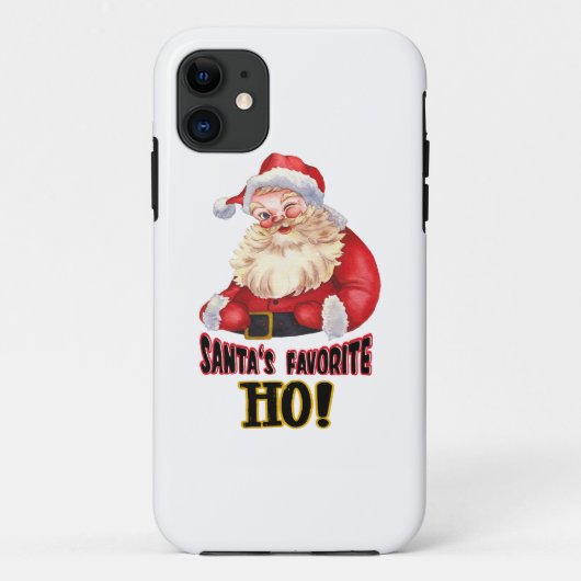 Coques Case-Mate iPhone Père Noël - Ho favori (Dos)