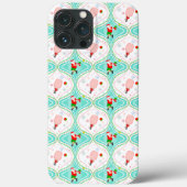 Coques Case-Mate iPhone Père Noël Noël Pickleball Ogee Motif (Verso)