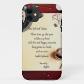 Coques Case-Mate iPhone Père Noël Note Paix et Amusant Pas de téléphone fi (Dos)