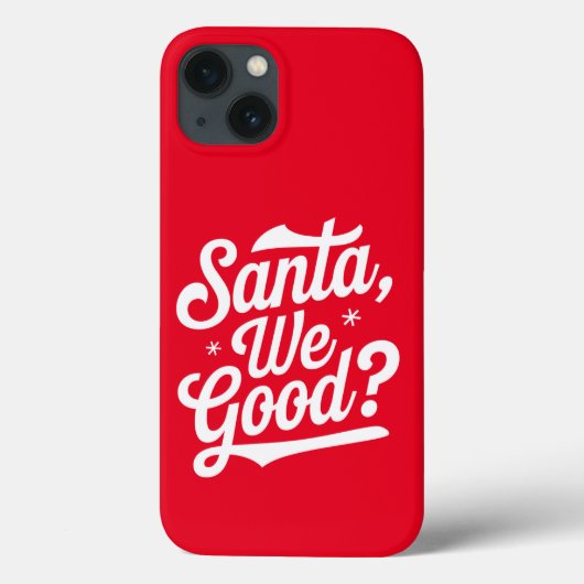 Coques Case-Mate iPhone Père Noël, on va bien ? Cadeau De Noël Pour Elle (Verso)
