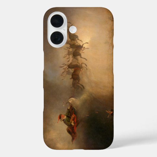 Coques Case-Mate iPhone Père Noël par William Holbrook Beard (Verso)