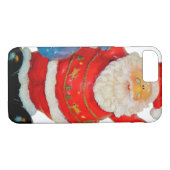 Coques Case-Mate iPhone Père Noël Père Noël avec sac et étoile (Dos (Horizontal))