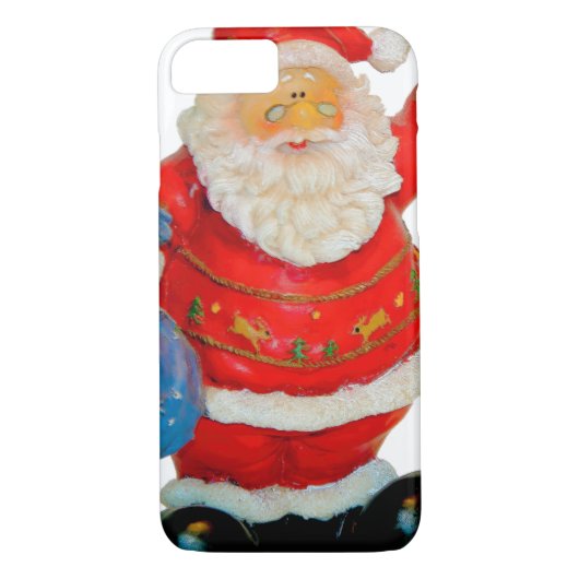 Coques Case-Mate iPhone Père Noël Père Noël avec sac et étoile (Dos)