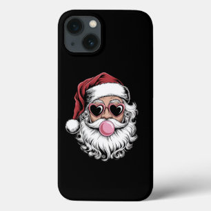 Case-Mate iPhone Case Père Noël Rétro Avec Lunettes Soufflant une Bulle 